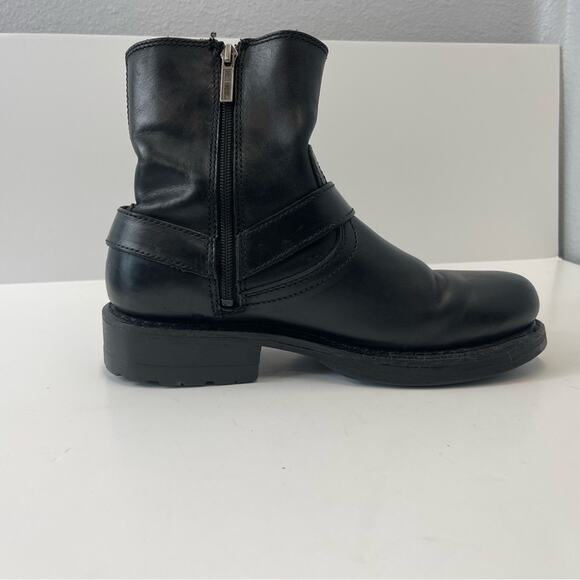 Harley-Davidson Mens Scout Black 7-Inch Leather Boots  8.5  8 1/2 - Picture 10 of 15